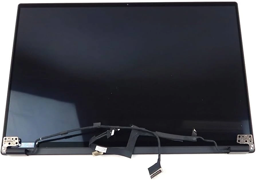 Tam bloke kırık laptop ekranı, değişim öncesi
